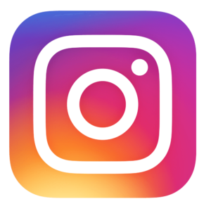 Instagram logotyp. Kontakt.