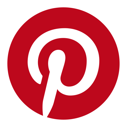 Pinterest logotyp. Kontakt.